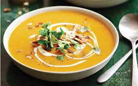 Cream of pumpkin soup